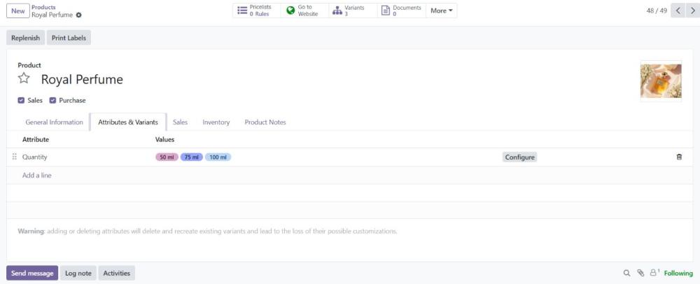 Configure Attributes