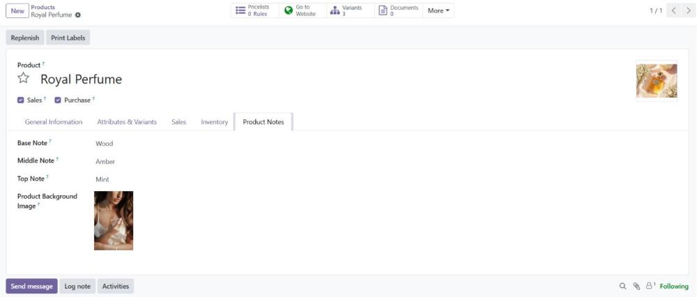 Add Product Background Image