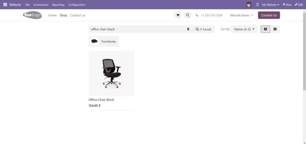 Screenshot 5: Results after search