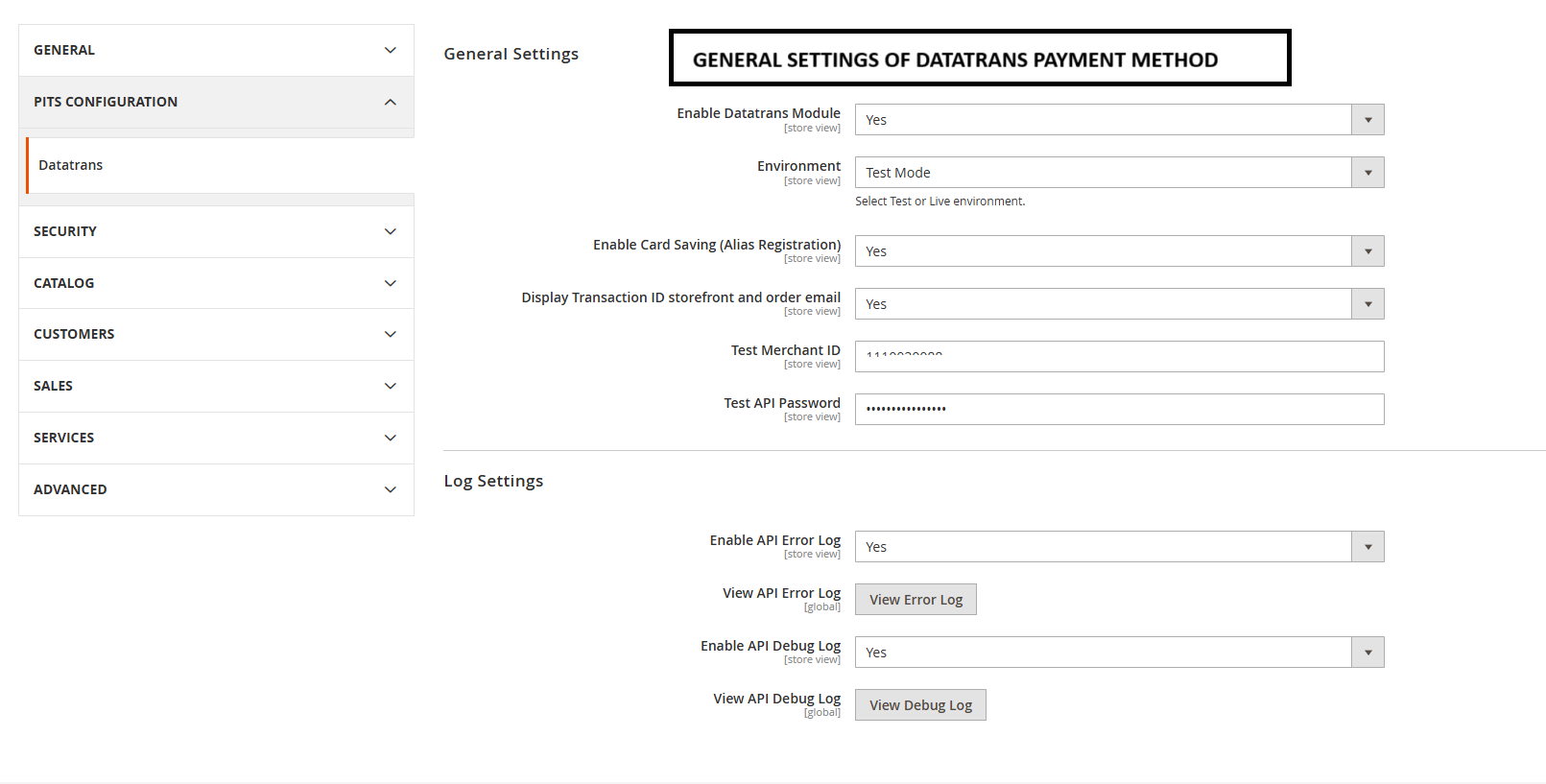 Magento 2 Datatrans Payment Extension
