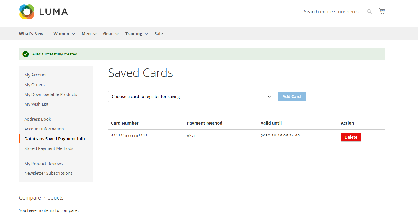 Magento 2 Datatrans Payment Extension