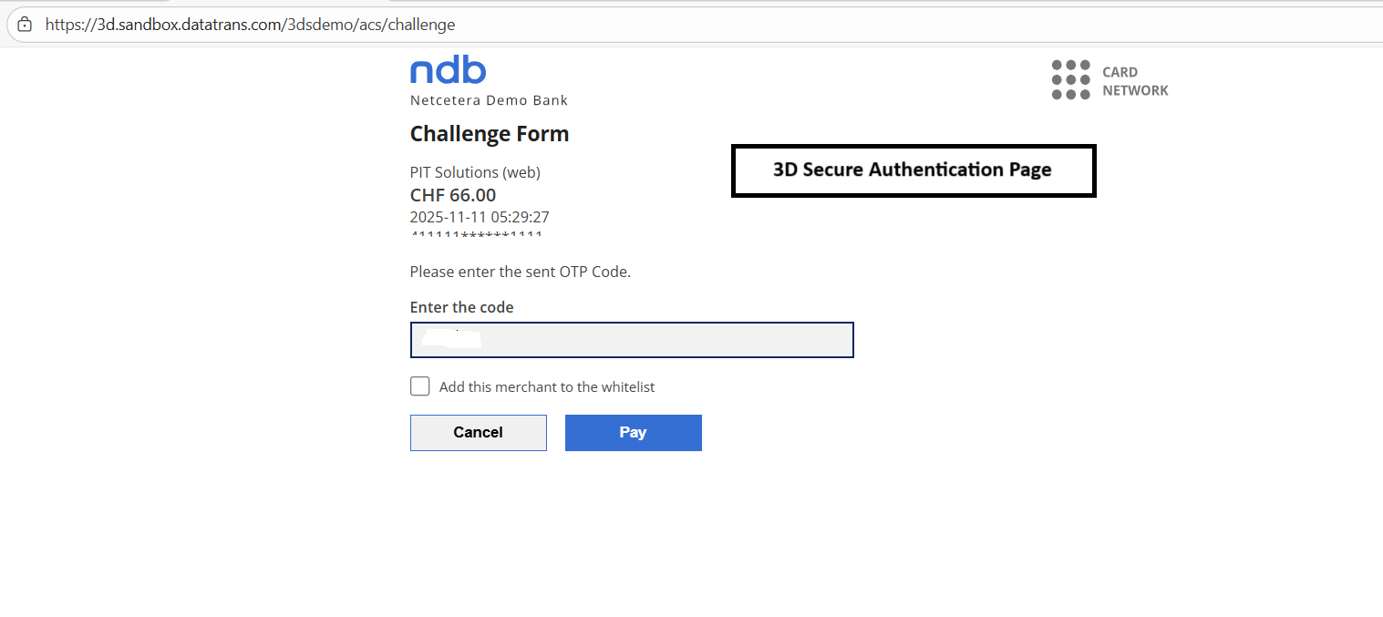 Magento 2 Datatrans Payment Extension