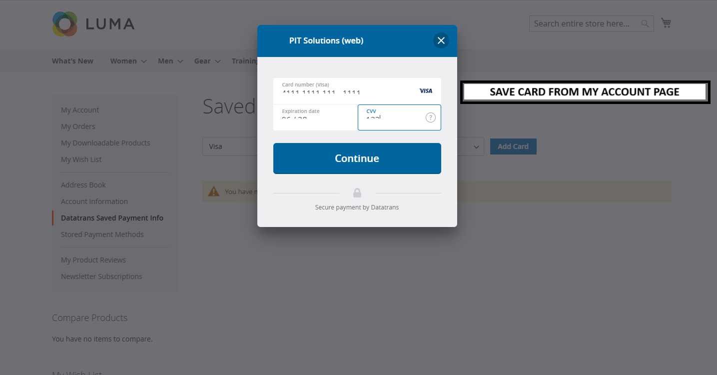 Magento 2 Datatrans Payment Extension
