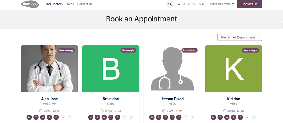 Hospital Management System for Odoo