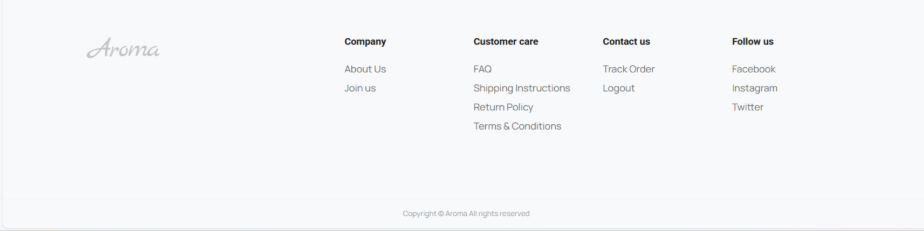 Theme Aroma for Odoo