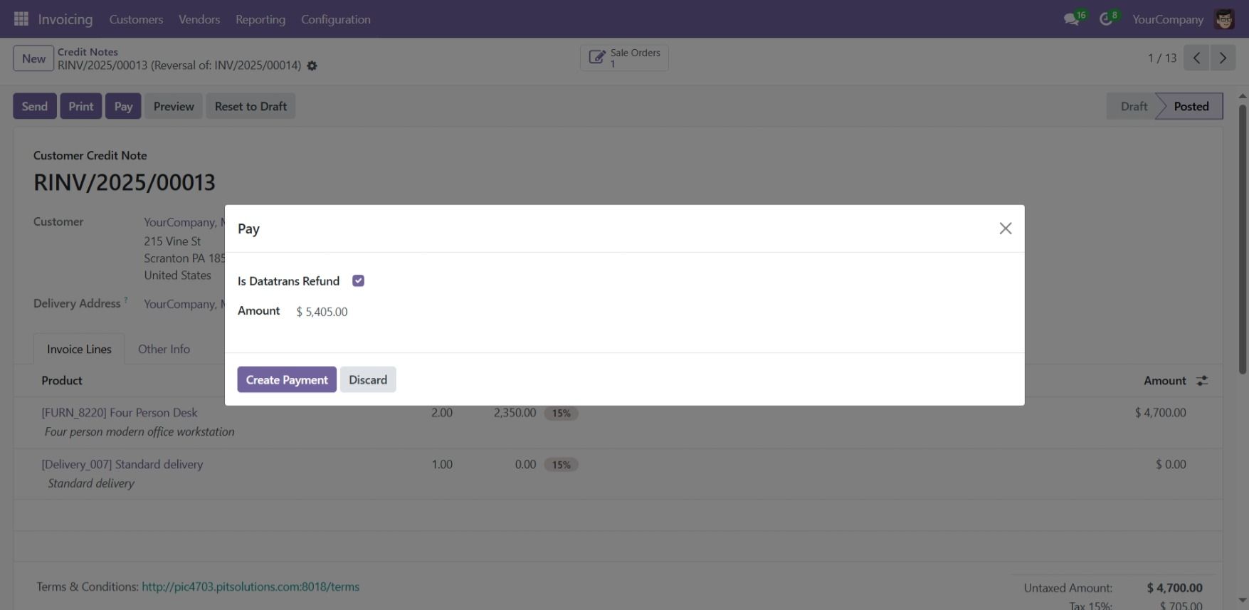 Datatrans Payment Provider for Odoo