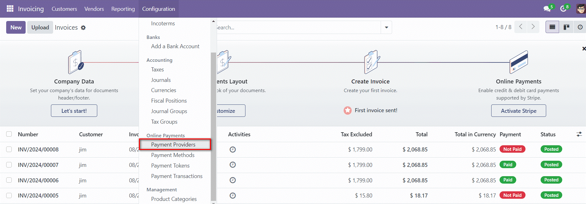 Odoo PostFinance Checkout Flex