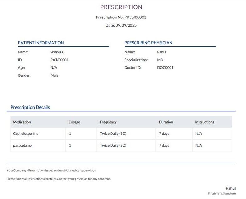 Hospital Management System for Odoo