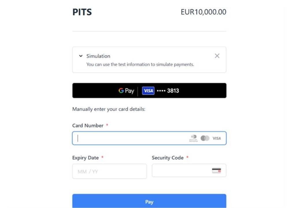 pimcore wallee payment bundle enable payement methods