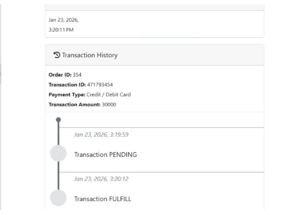pimcore wallee payment bundle history