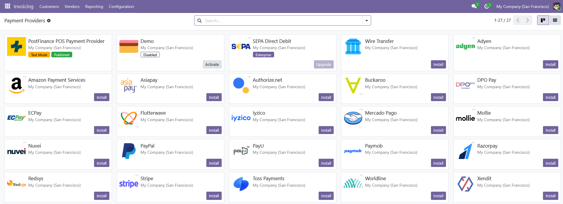 PostFinance PoS Payment Terminal Plugin for Odoo