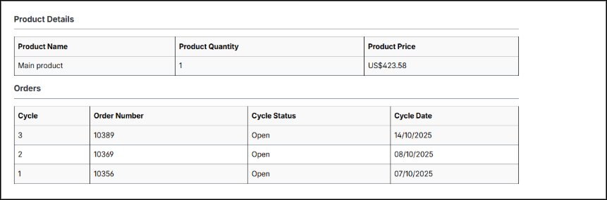 Shopware Subscription Plugin integrated with the Wallee payment