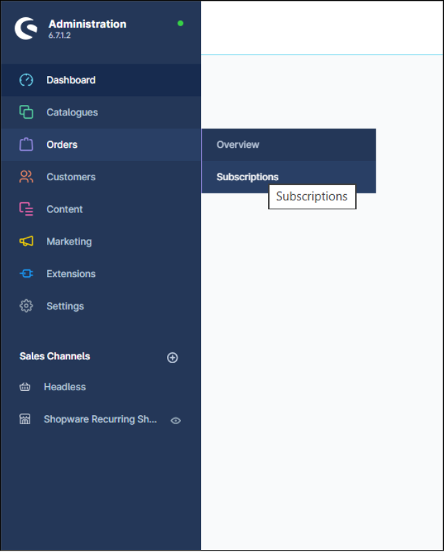 Shopware Subscription Plugin integrated with the Wallee payment