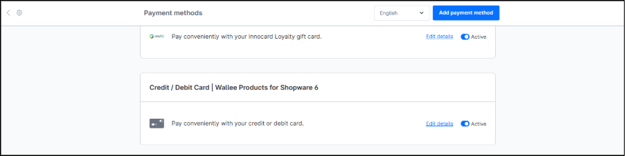 Shopware Subscription Plugin integrated with the Wallee payment