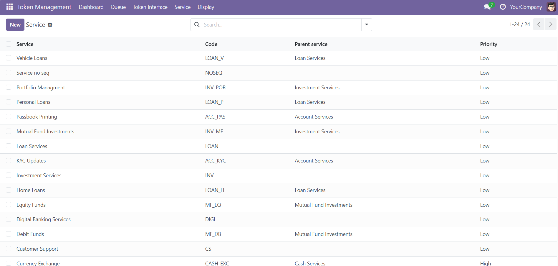Token Management System for Odoo