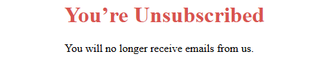 unsubscribe-page