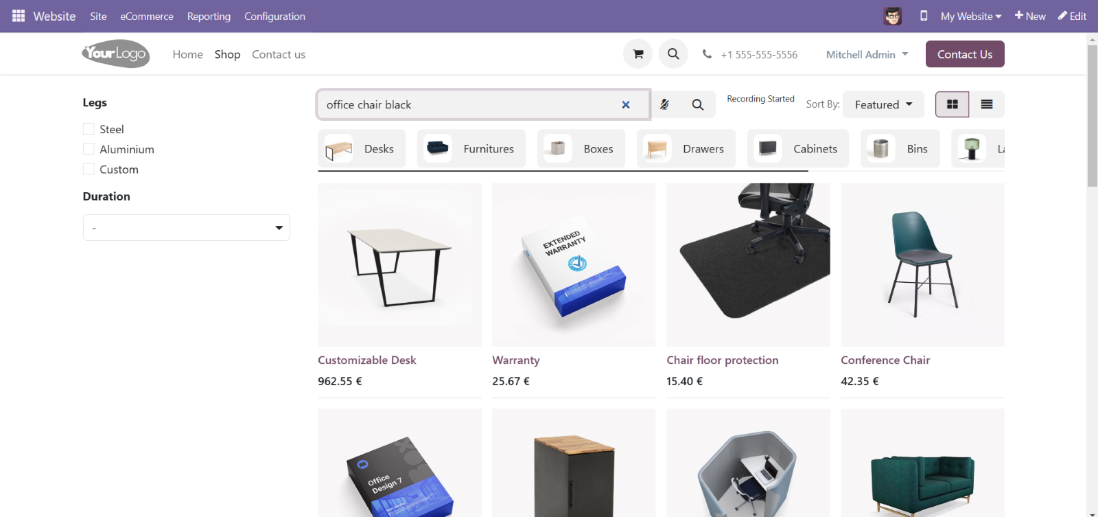 Product preview