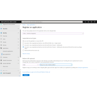 application registration