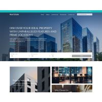 property listing website home page