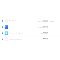 Shopware Subscription Plugin integrated with the Wallee payment