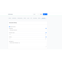 Shopware Subscription Plugin integrated with the Wallee payment