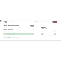 wallee payment confirmation screen