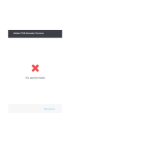 wallee pos terminal payment failed screen