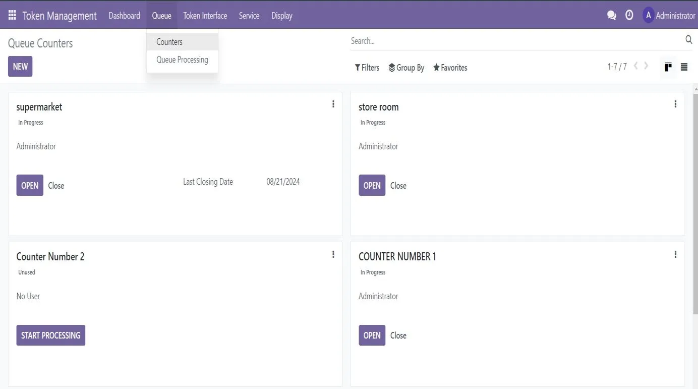 Token Management System for Odoo - Optimize Queue Management