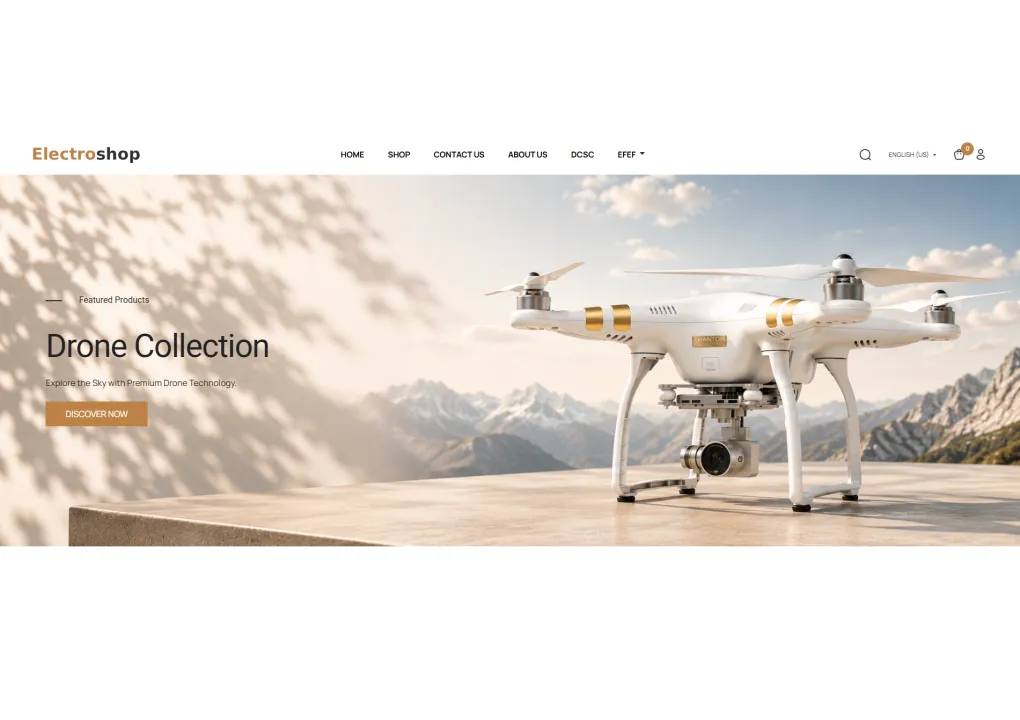 Theme Electroshop for Odoo