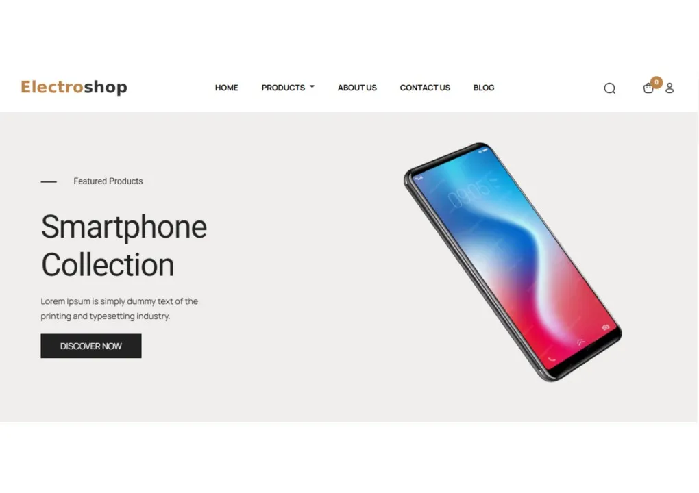 Theme Electroshop for Odoo