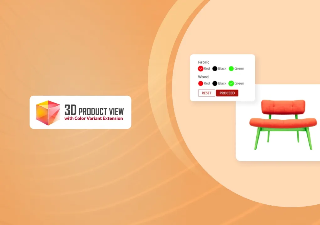 3D Product View with Color Variant Extension for Magento 2