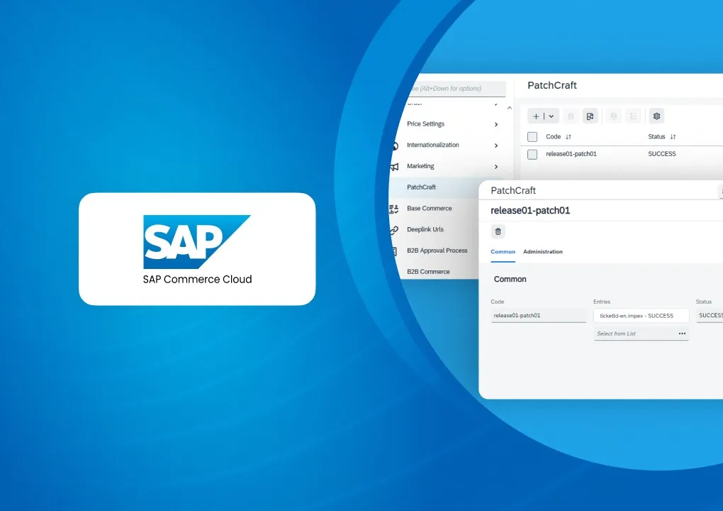 PATCHCRAFT - Plugin for SAP Commerce