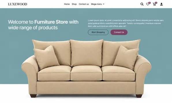 LuxeWood - Furniture Theme for Odoo