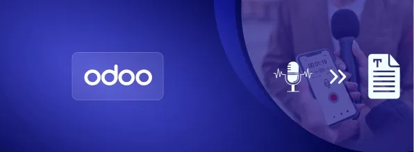 Odoo Voice to Text Chatter