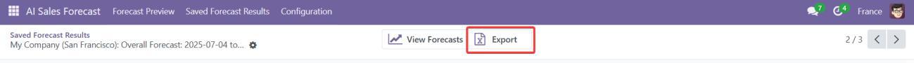 Screenshot 16: Export Results feature